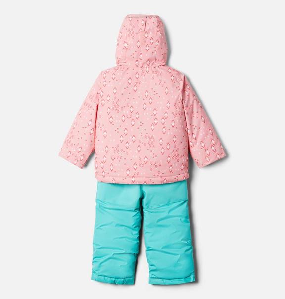 Columbia Frosty Slope Ski Jacket Pink For Girls NZ57481 New Zealand